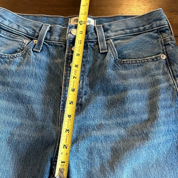 Madewell The Perfect Vintage Straight Jean Becker Wash Button-Front Size 27 NEW - Picture 8 of 16